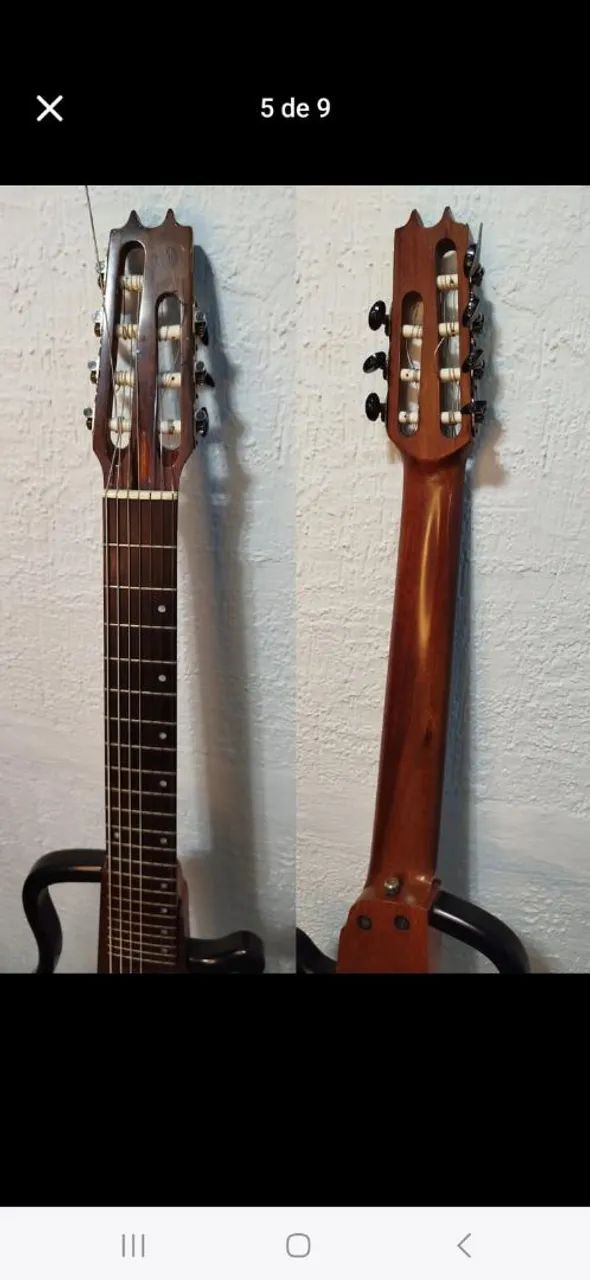 Violão Elétrico Caimbé 7 cordas vazado  - Foto 4
