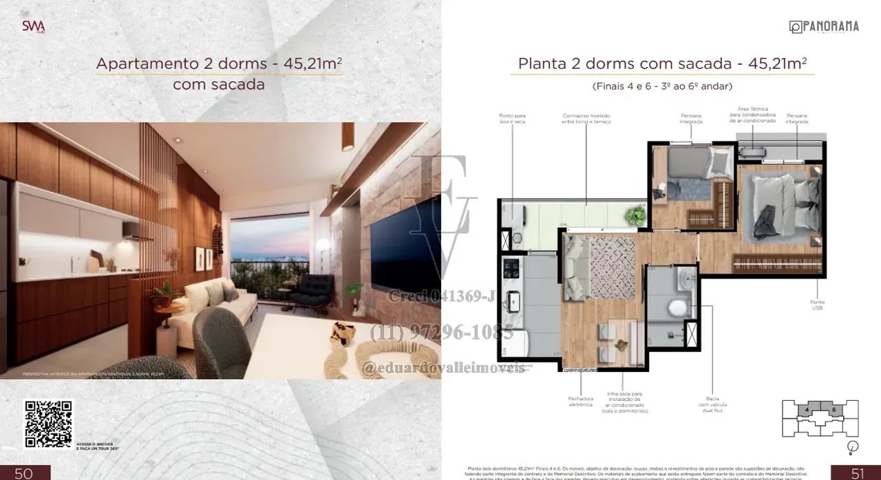 Imóvel para venda possui 45 metros quadrados com 2 quartos em Vila Esperança - São Paulo - - Foto 12