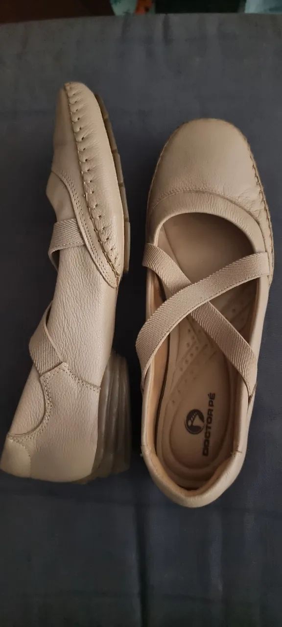 SAPATO FEMININO CONFORTO EM COURO LEGÍTIMO DOCTOR PÉ - Número 37  - Foto 3