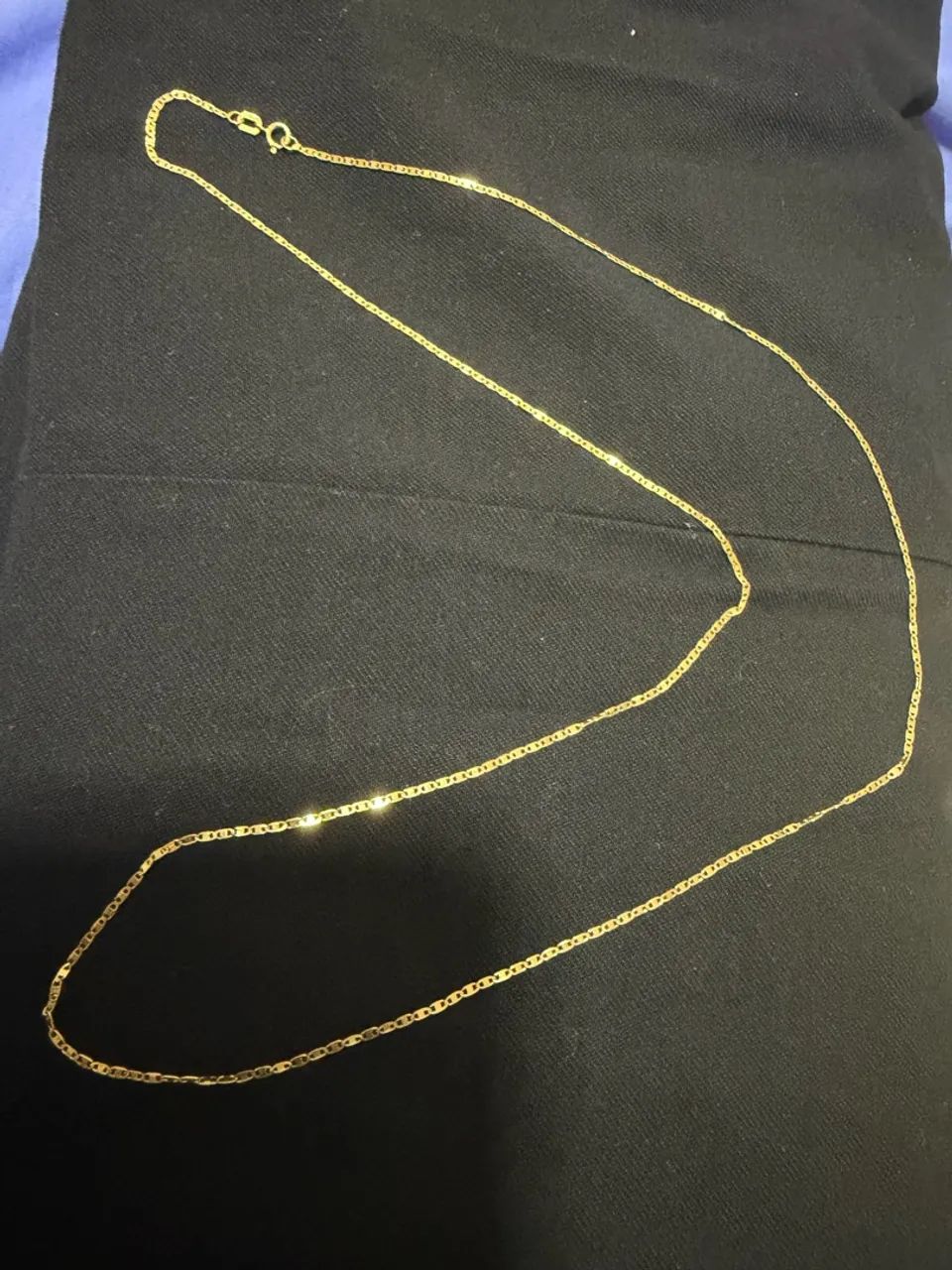 Corrente piastrine em ouro 18k - Foto 2