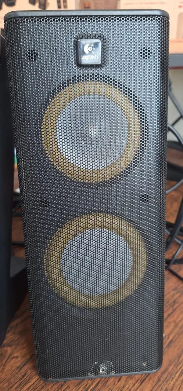Caixas de som Logitech X-140 (modelo S-0264B) - Foto 2