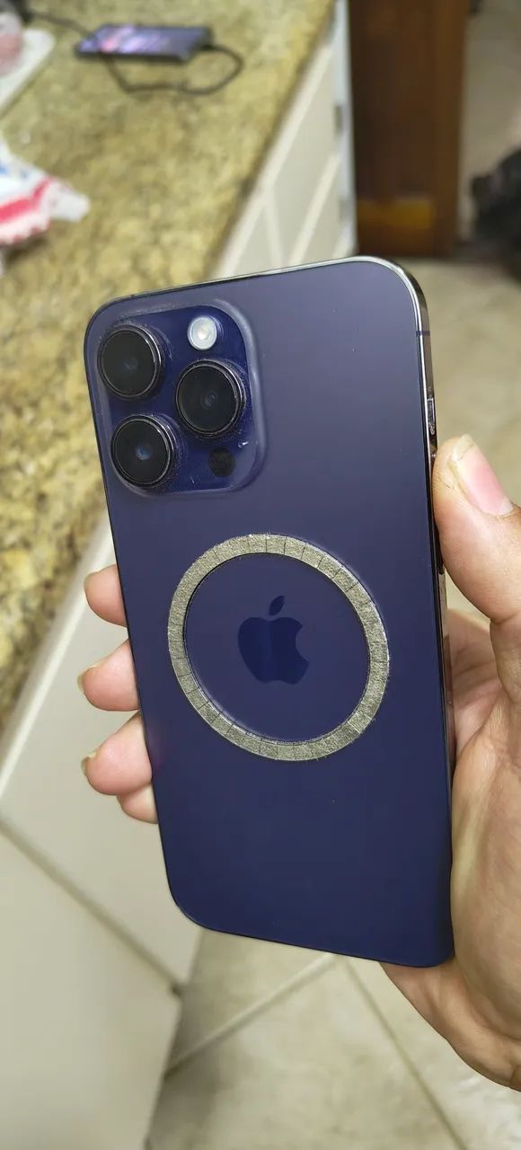 iPhone 14 pro max Deep Purple 256GB só venda! - Celulares e