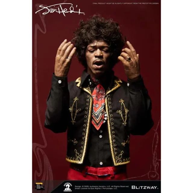Jimi Hendrix 1/6 - Blitzway  -Action Figure - Tipo Hot Toys - Foto 3