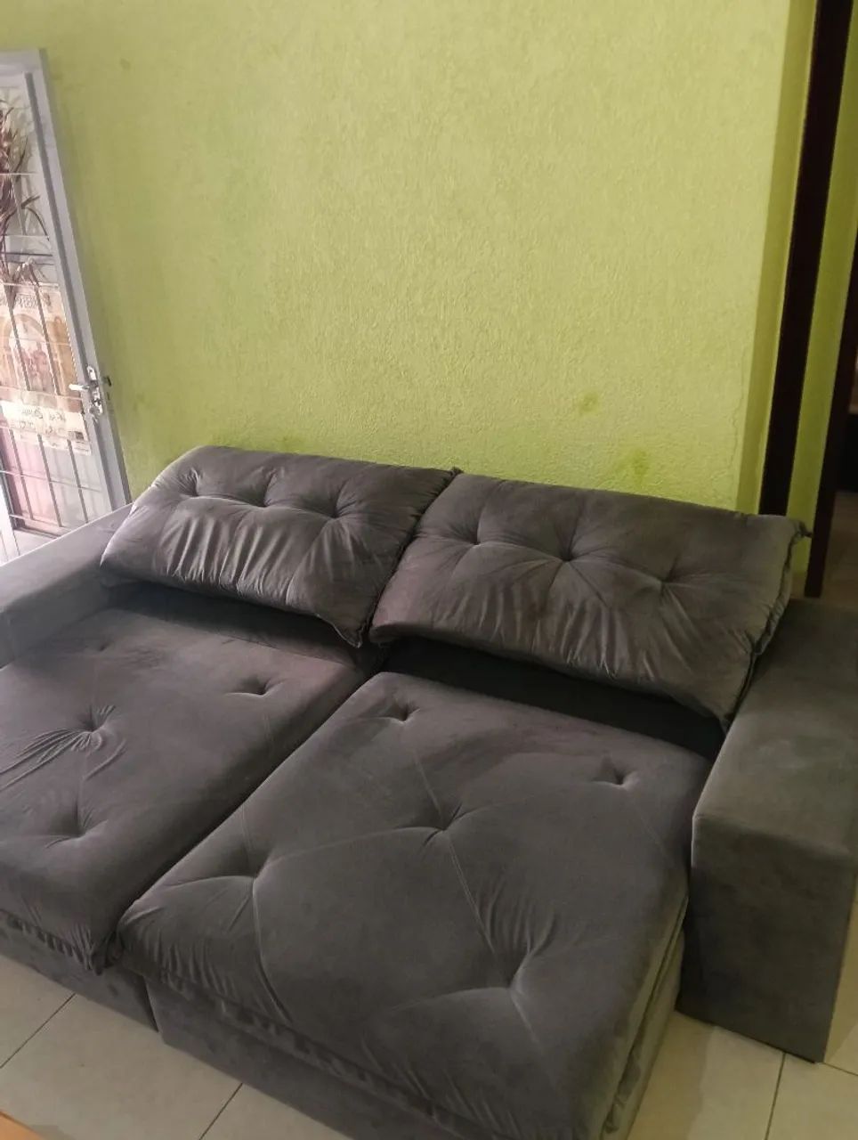 Sofá usado retrátil e reclinável 250mt. - Foto 5