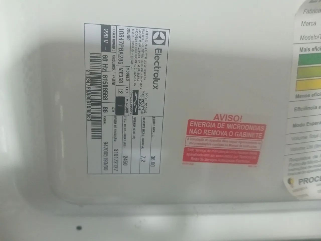 Micro-ondas Eletrolux 36l - Foto 5