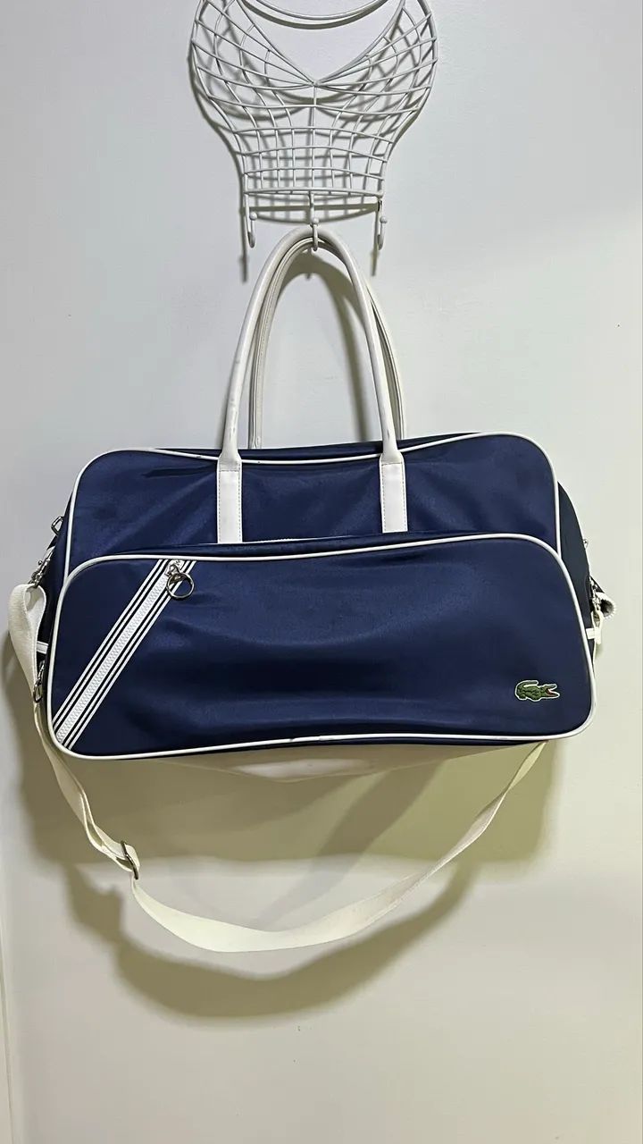 Mala ou bolsa viajem Lacoste vintage