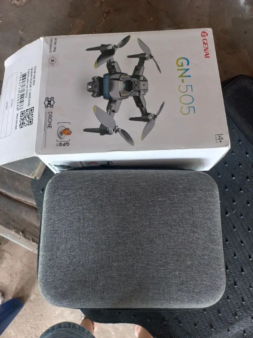 Drone GN-505, nunca usado, único dono e na caixa sem nora fiscal  - Foto 3