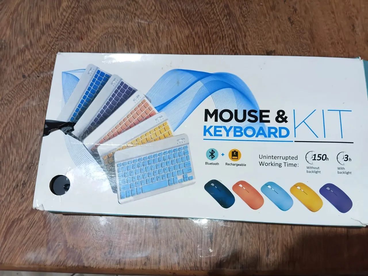 Teclado+mouse bluetooth seminovos - Foto 2