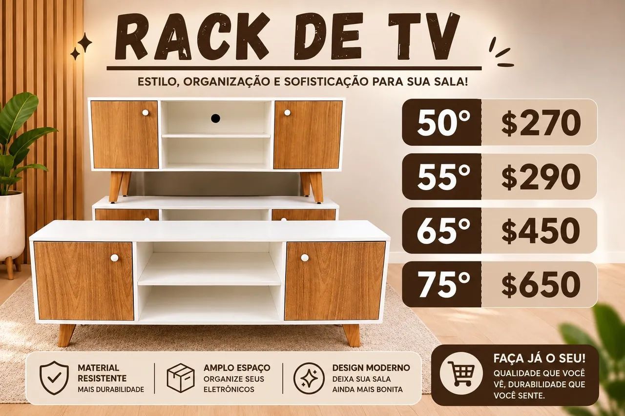 Rack para tv ? mdf 