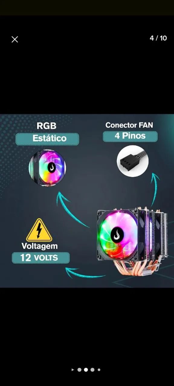 Air cooler rise mode G800 funcionando perfeitamente  - Foto 2