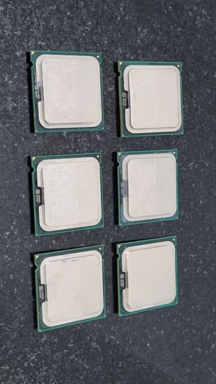 Processadores Intel LGA 775 (Core 2 Duo, Dual Core) e 1156 (i3-540, 1ª geração)