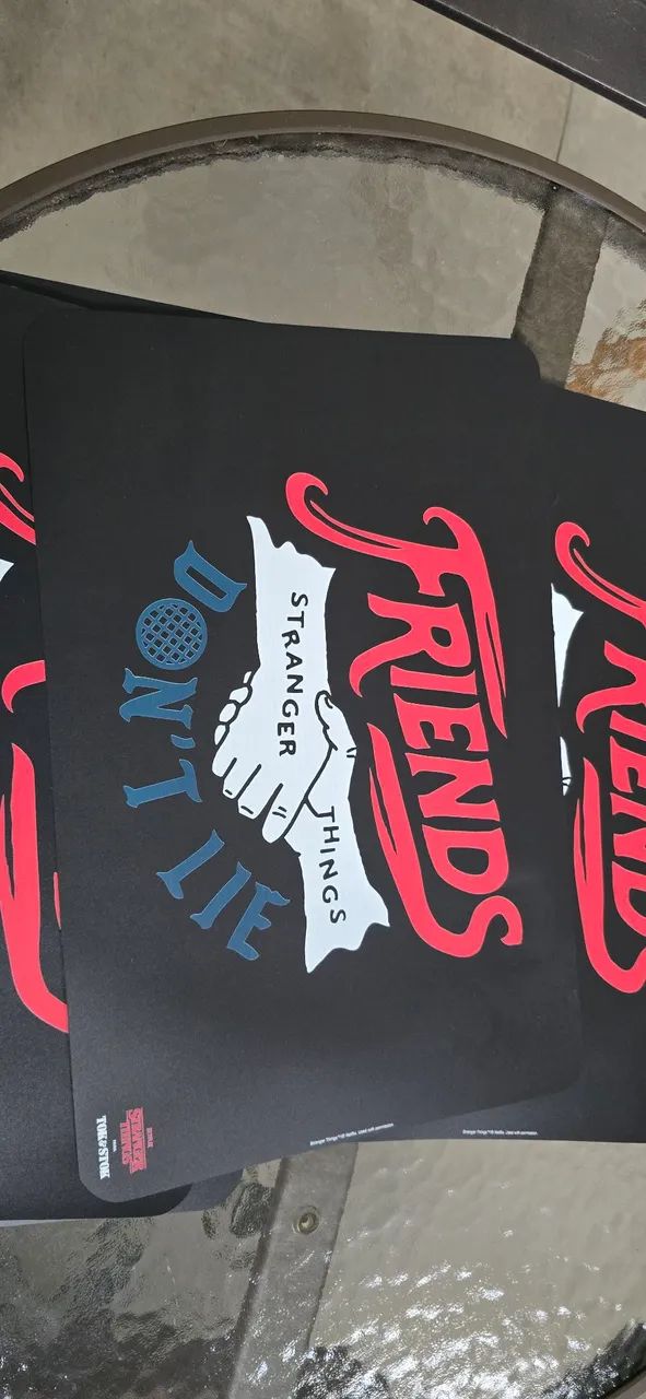 Conj 7 Jogo Americano para mesa Stranger Things - Foto 2