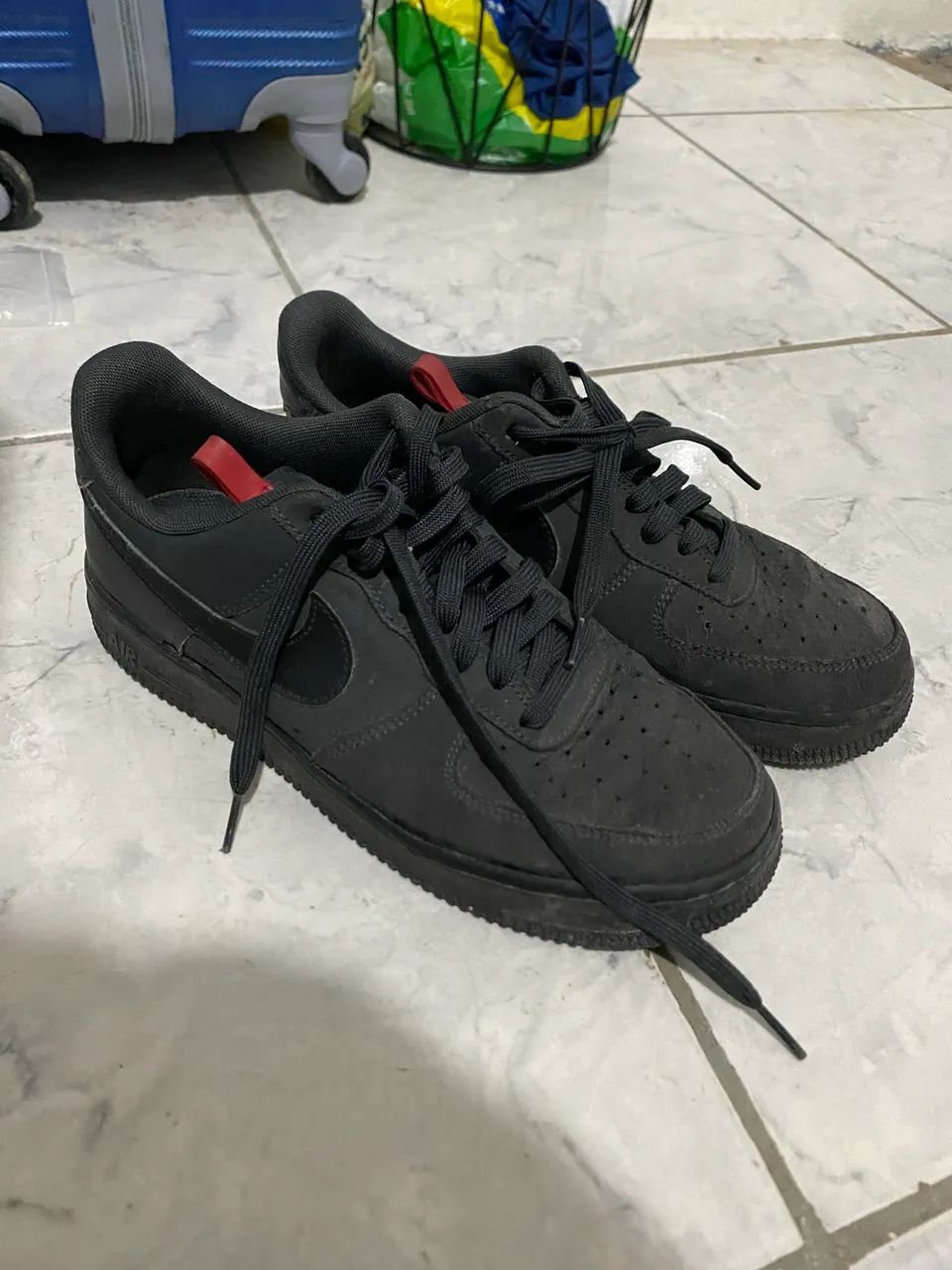 Tênis Nike Air Force Cinza chumbo Original