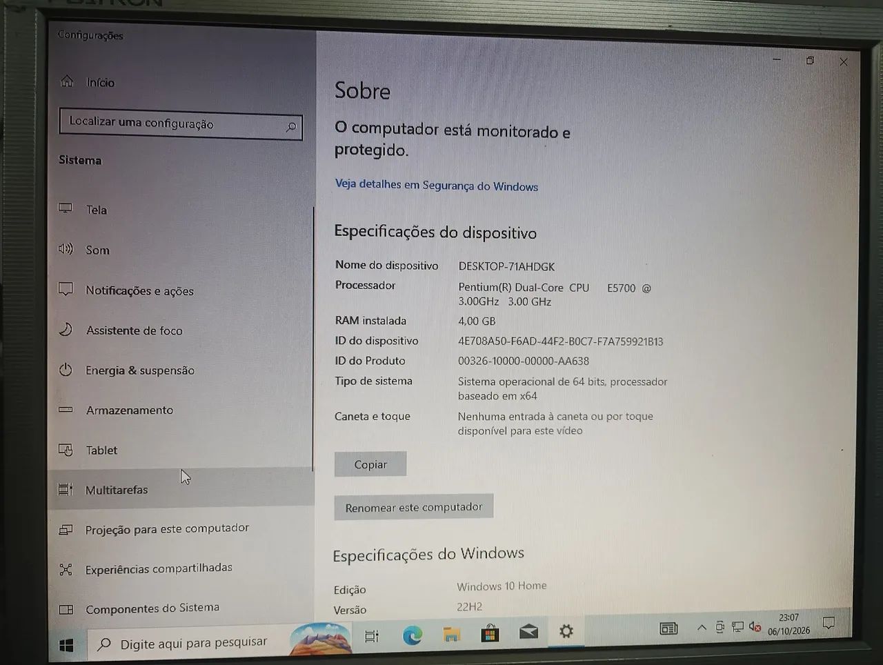 Computador completo Hp original 200,00 - Foto 2