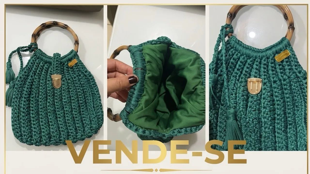 Bolsa feita há mão  - Foto 2