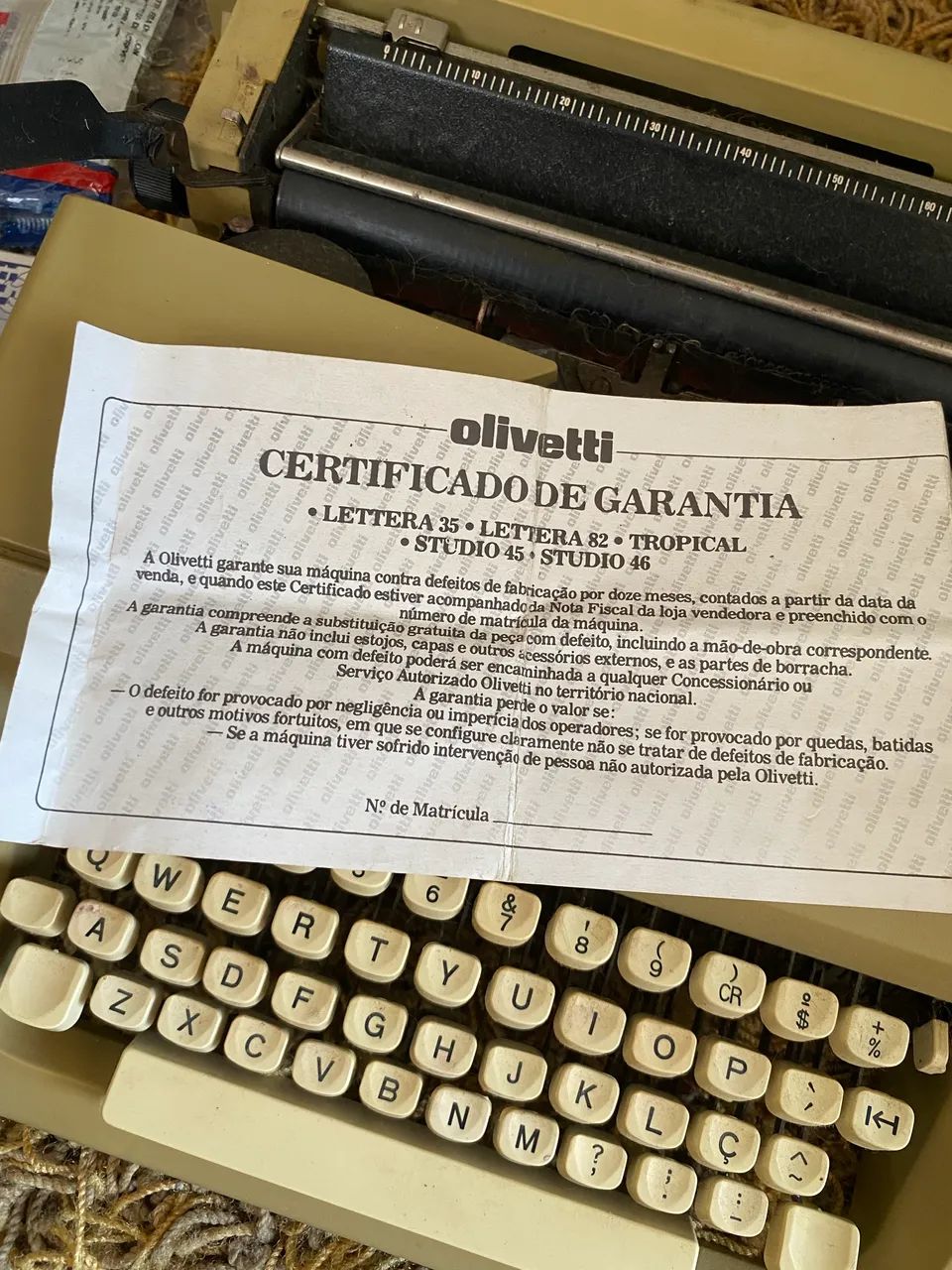 Máquina de Escrever Relíquia Completa - Foto 4