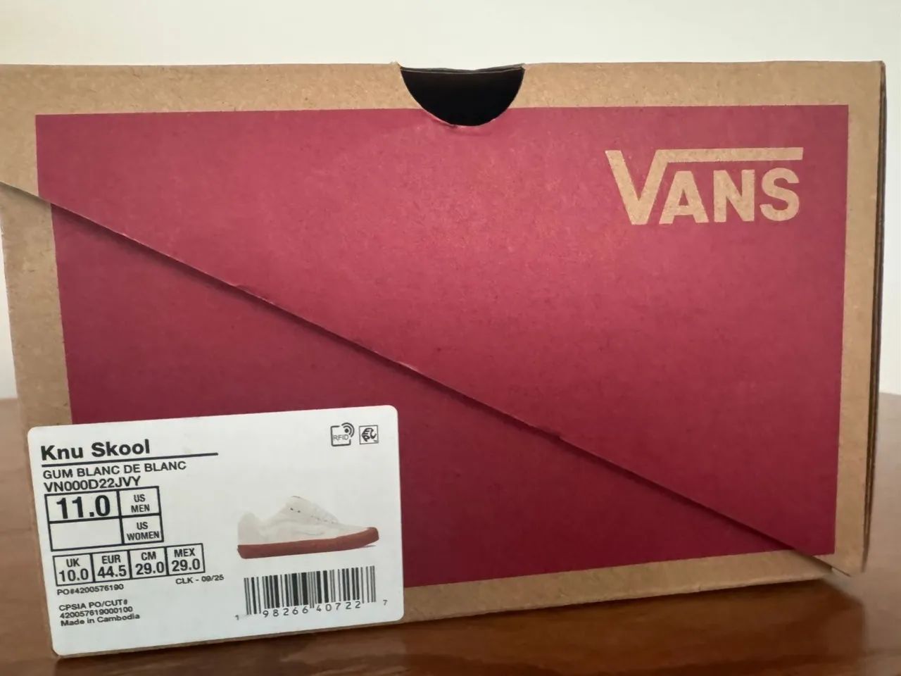 Vans knu skool white gum - Foto 2