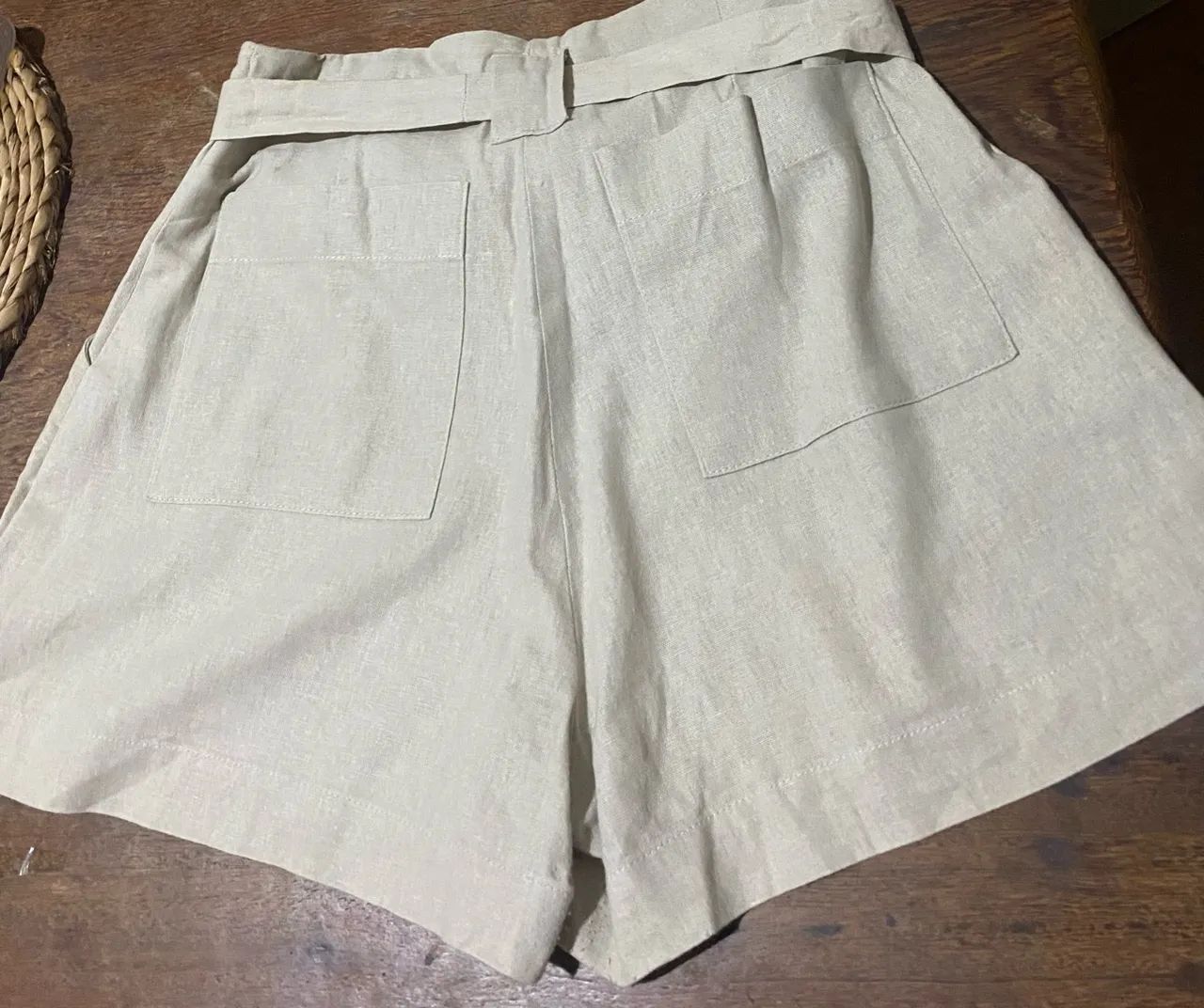 Short de linho nunca usado P  - Foto 3