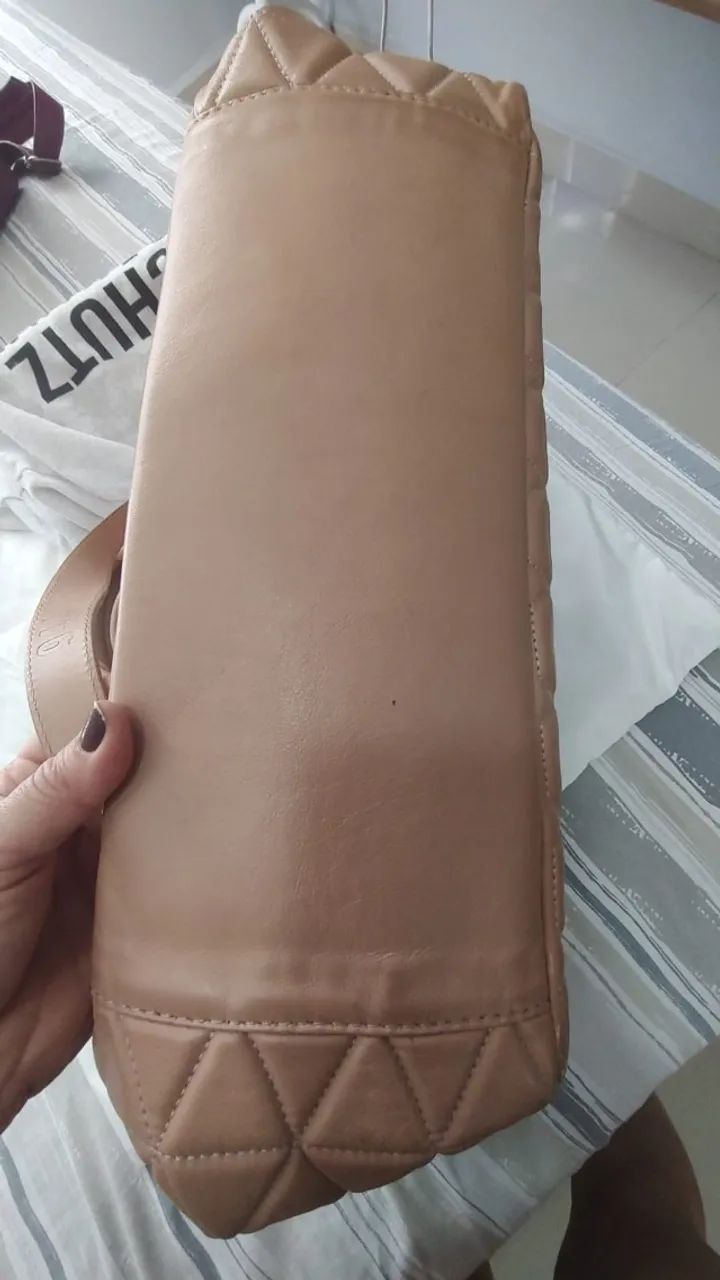 Bolsa Schutz Premium Bege - Foto 4