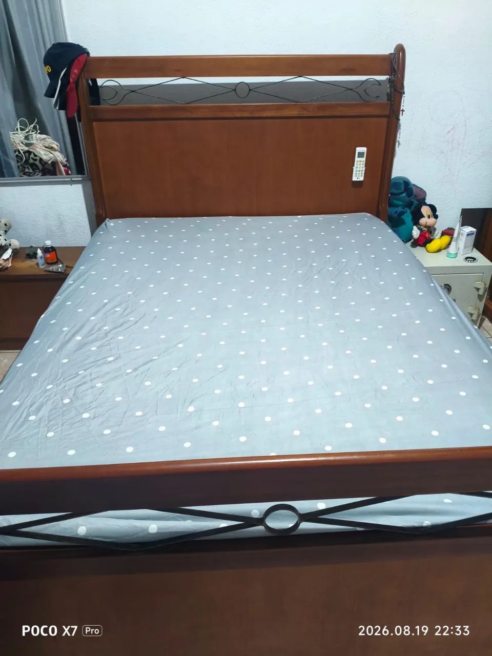 Cama casal madeira maciça  - Foto 4