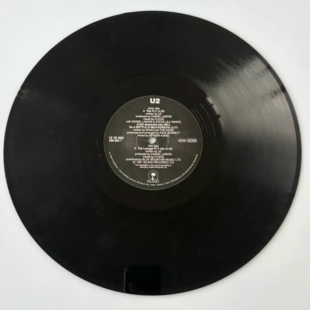 U2 The Fly Vinil Single 12 Polegadas Importado Inglaterra UK - Foto 5