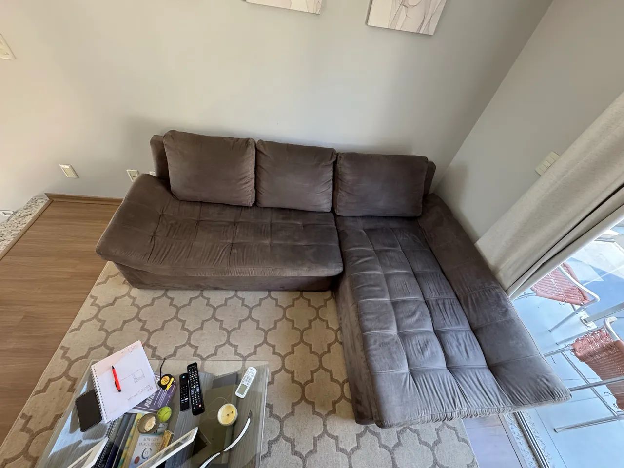 Sofá com chaise  - Foto 4