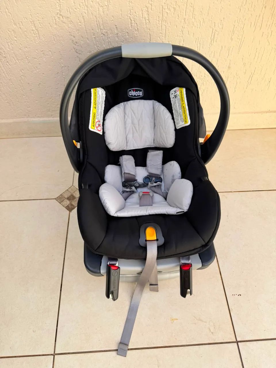 Carrinho de Bebê Chicco Bravo + Bebê conforto  - Foto 2