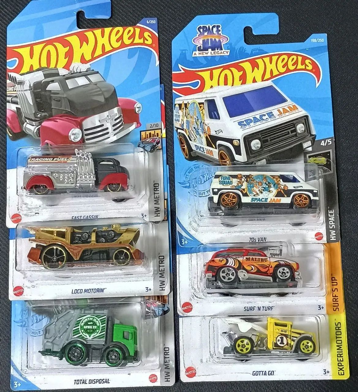 Hotwheels (kit com 6 unidades)