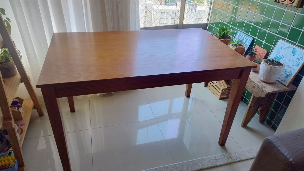 Mesa madeira Tok & Stok - Foto 2