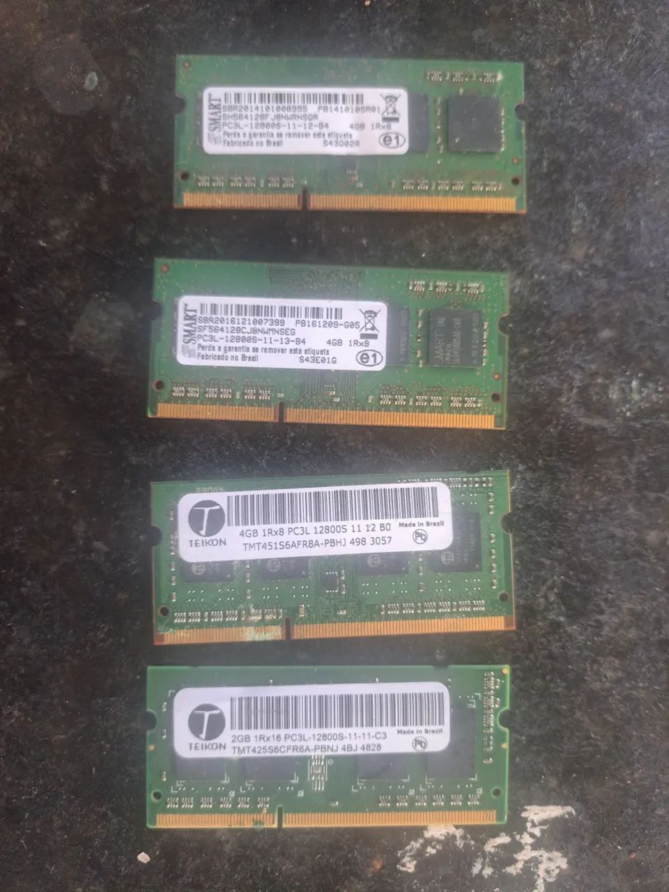12 de memoria ram nootbook