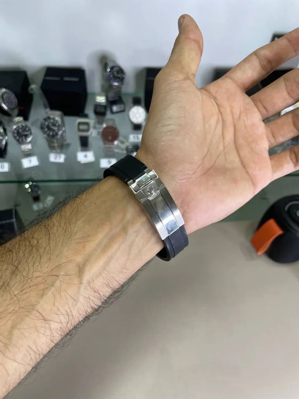Relógio Automático com pulseira de silicone  - Foto 2