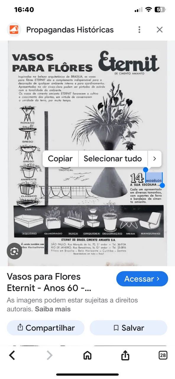 Vasos Eternit de amianto  - Foto 3