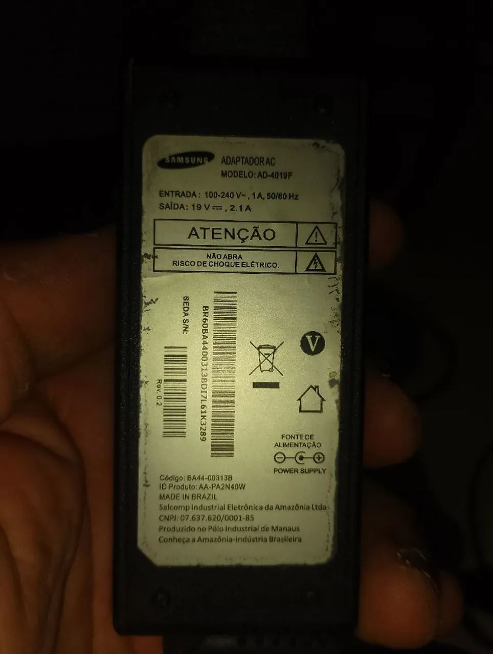 Fonte de notebook Samsung  - Foto 2
