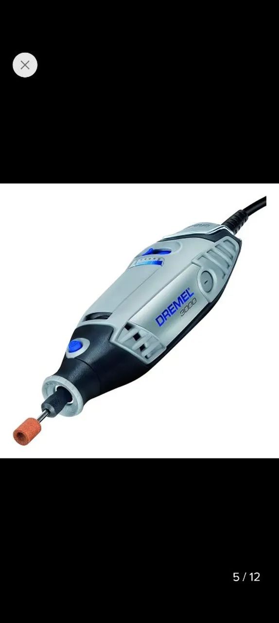 Retifica Dremel 3000 + 82 assessórios + eixo flexível 