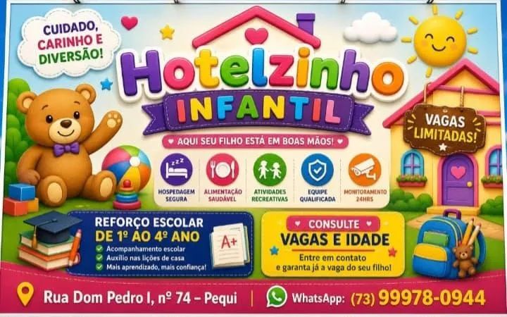 Hotelzinho, para sua criança com reforço escolar! - Foto 2