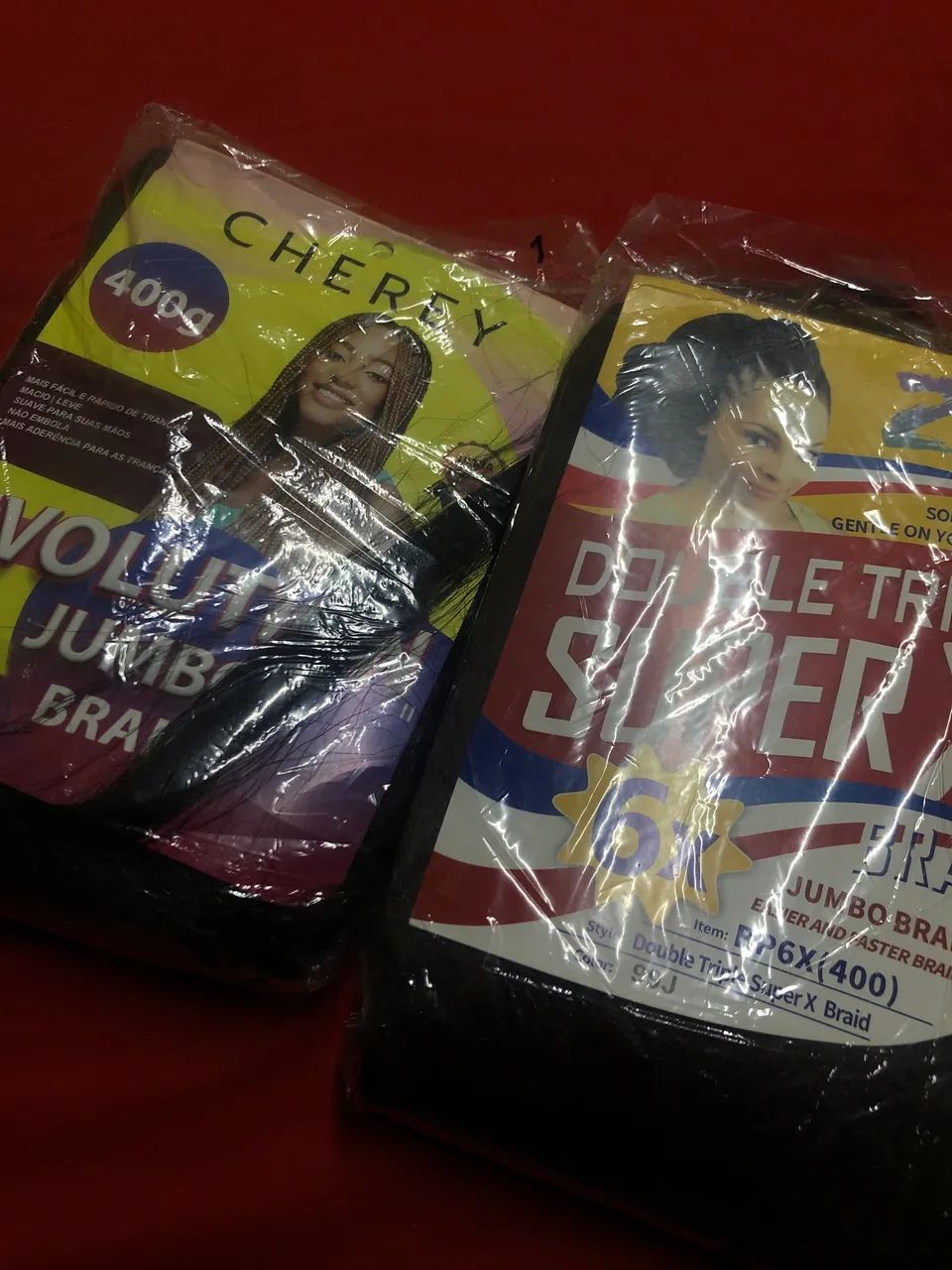 vendo cabelo não humano ( jumbo ) 