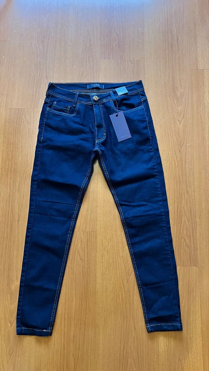 Calça jeans Skinny com elastano 