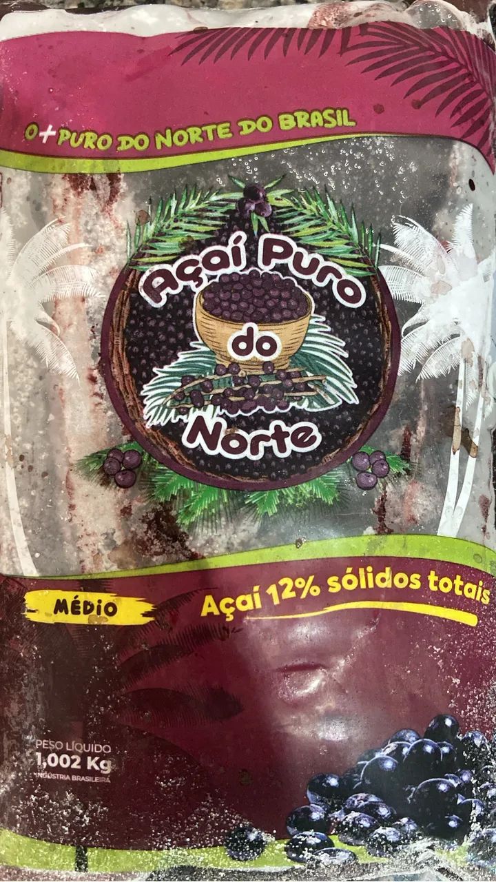 Polpa de Açaí médio 