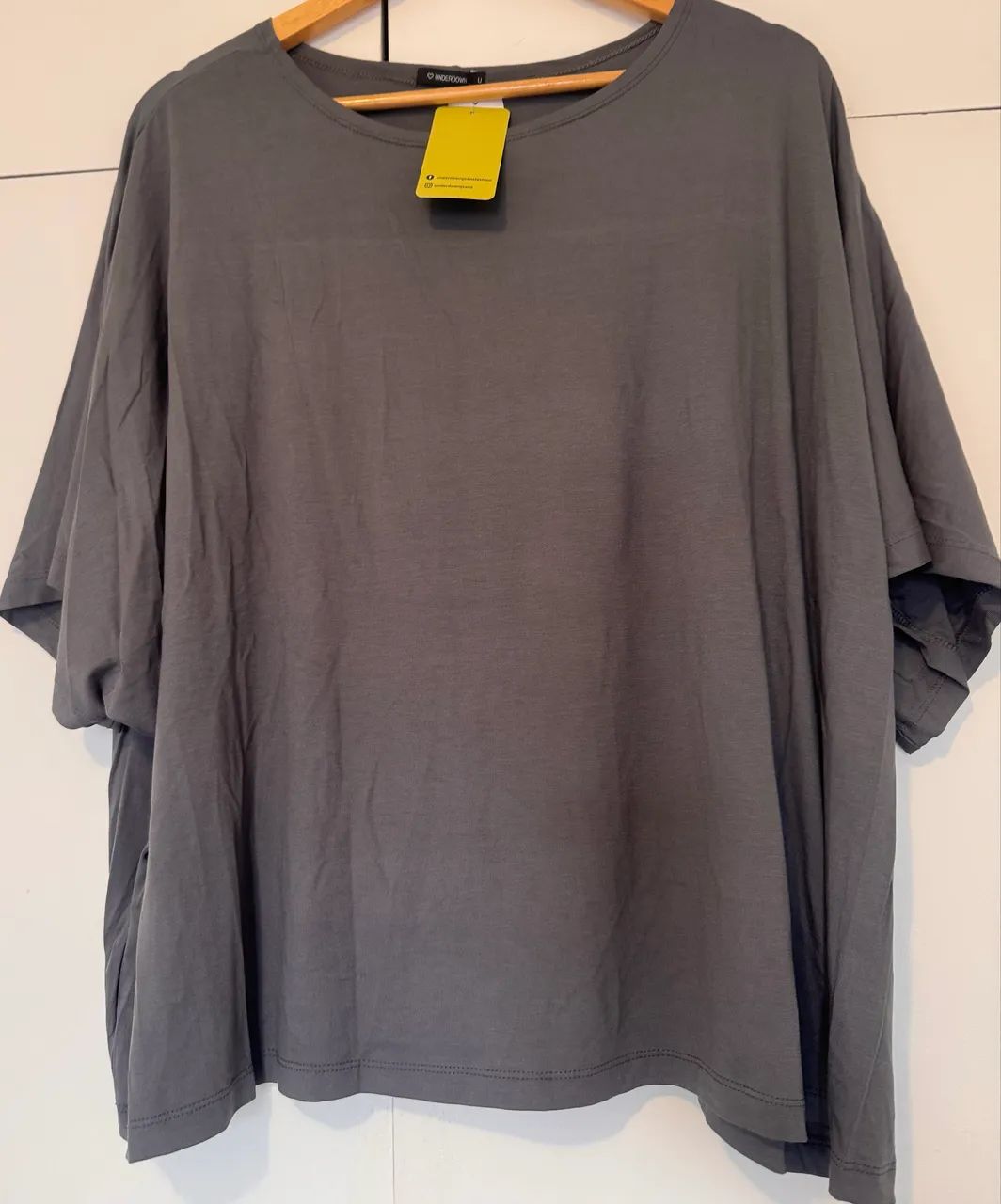  Blusa Cinza Viscolycra Premium - Foto 2