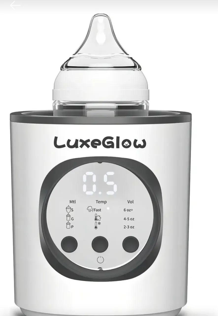Aquecedor de Mamadeiras LuxeGlow com Aquecimento Rápido e Esterilização para Casa