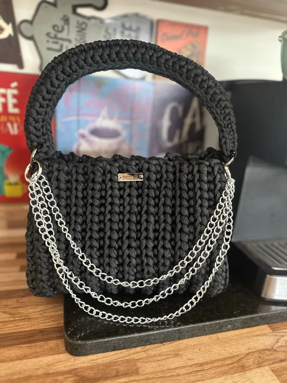 Bolsa Frida em crochê  - Foto 3