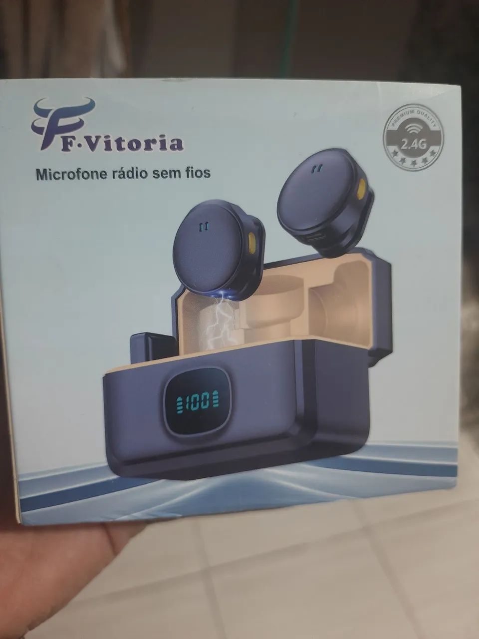 Microfone sem fio tipo c