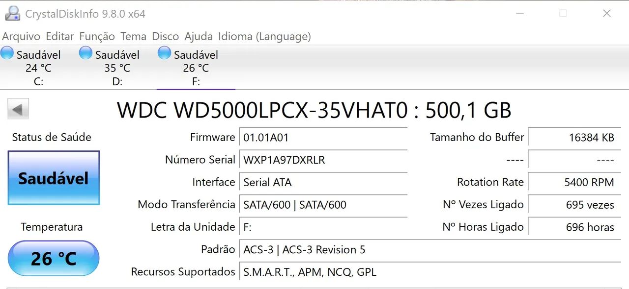 HDD WD Blue 500GB - Foto 3