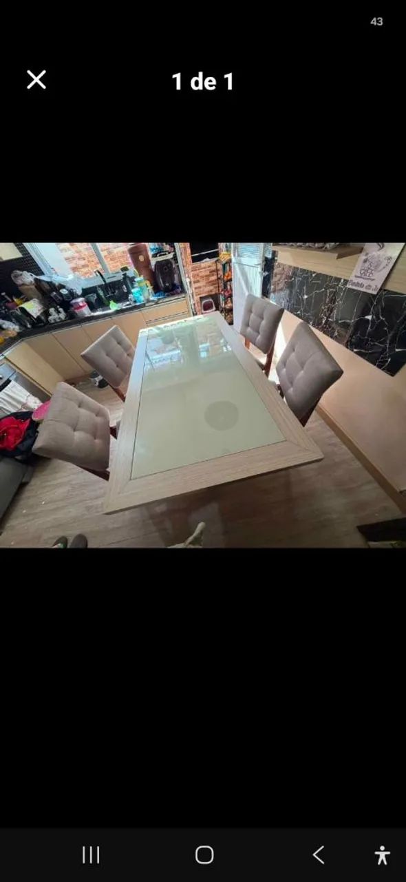Mesa com 4 cadeiras  - Foto 3