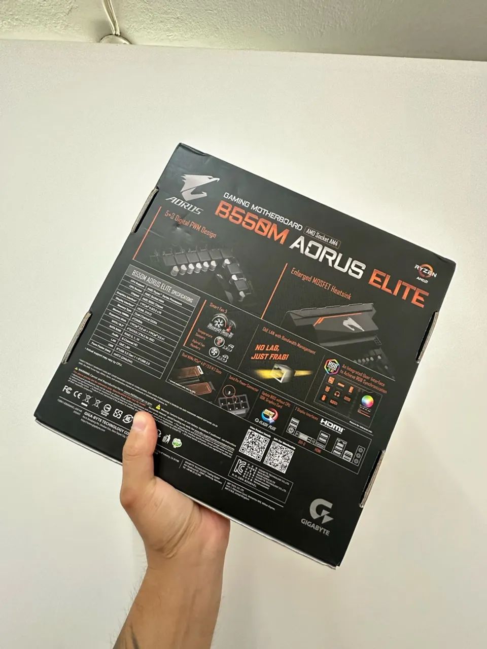 Placa Mãe Aorus Elite B550M  - Foto 3
