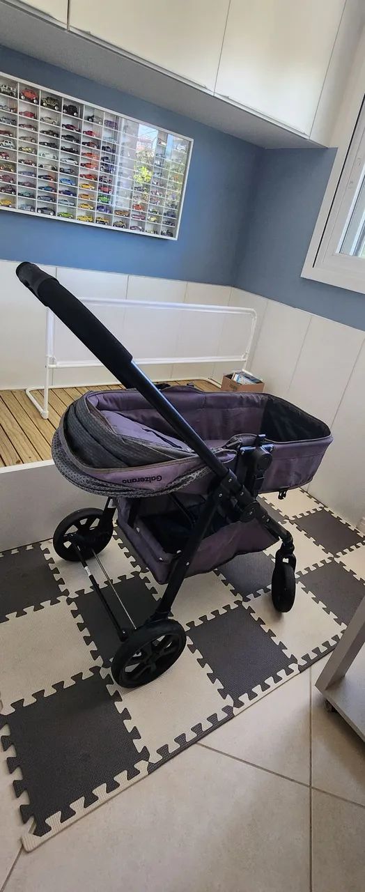 Vendo Carrinho Bebê Galzerano Moisés com bebê conforto