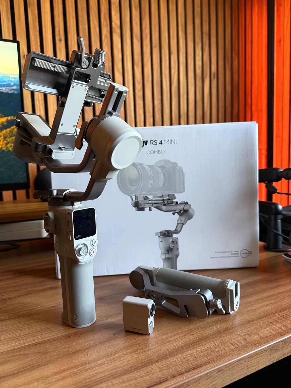 Estabilizador Gimbal Dji Ronin Rs4 Mini Câmeras E Celulares Cinza