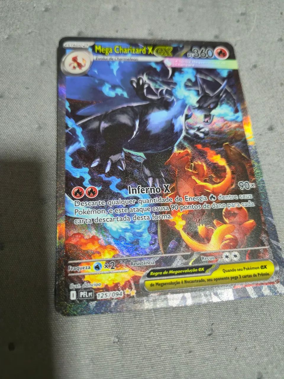 Mega Charizard X ex - 125/094 - raro  - Foto 5