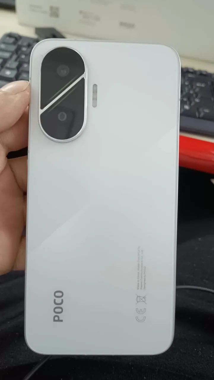 POCO F7 - 12GB / 256GB - Branco - Celulares e Smartphones