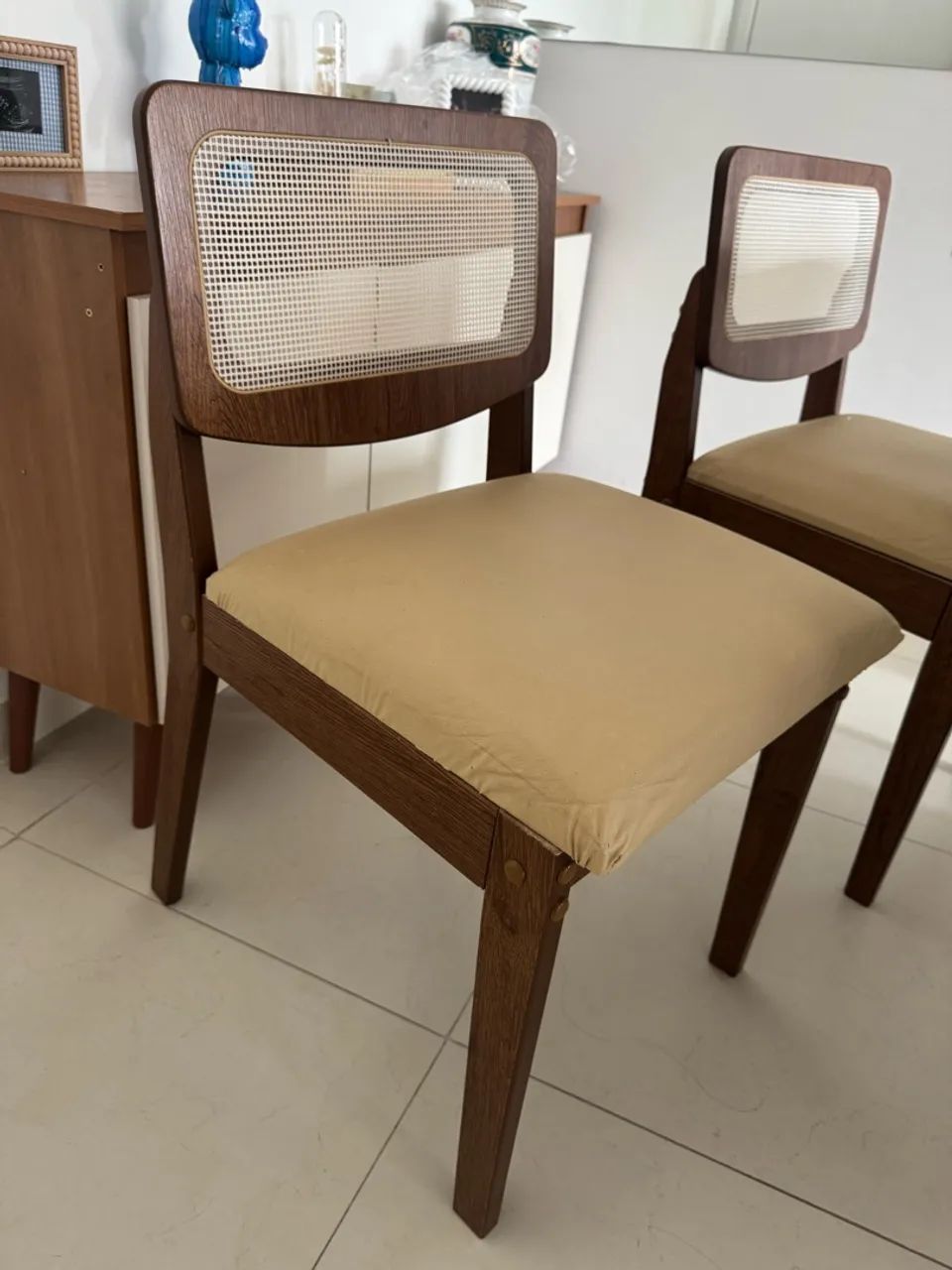 Conjunto 4 cadeiras + mesa de jantar  - Foto 3